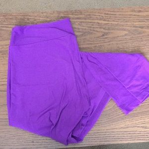 LuLaRoe TC Solid Purple Leggins